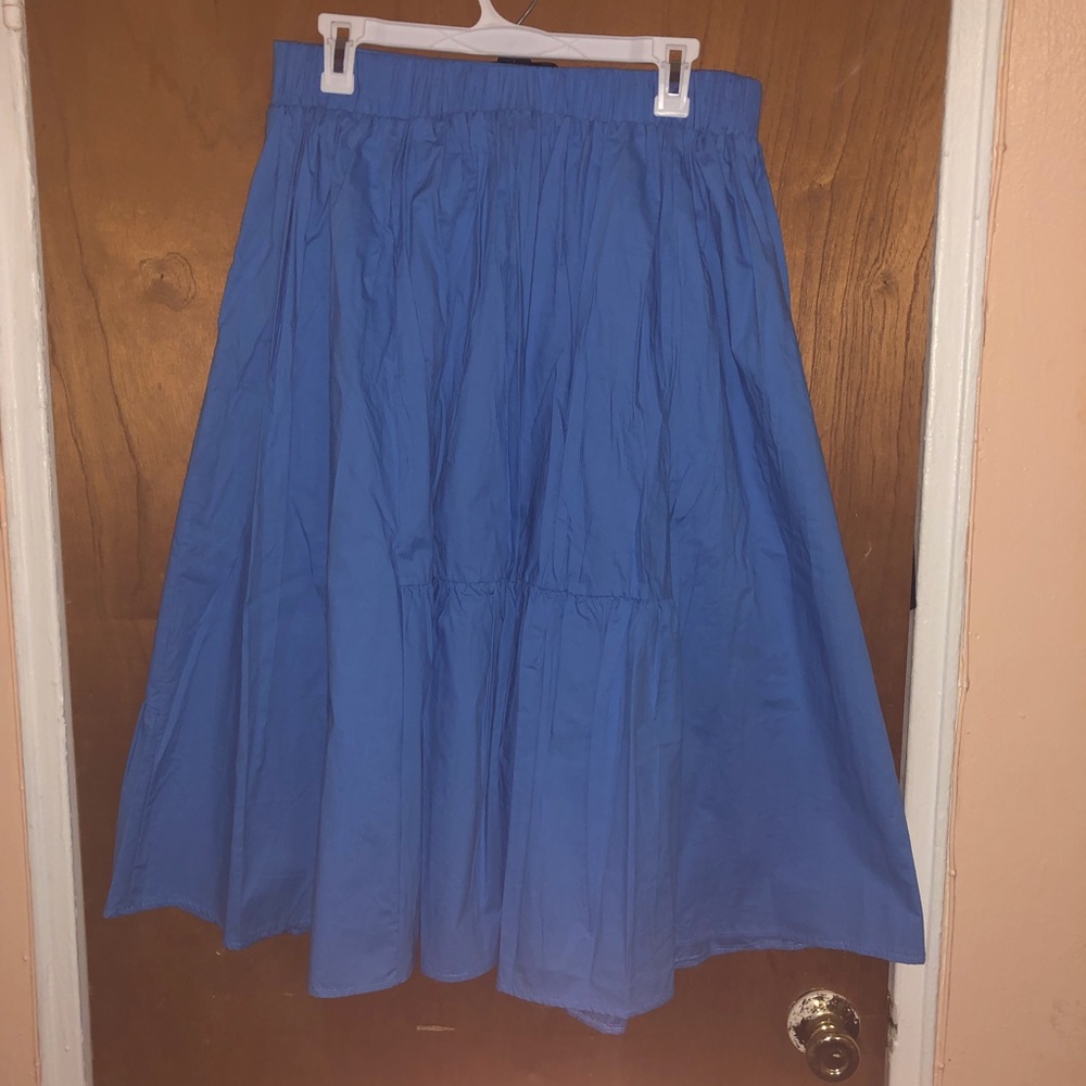 NWT full midi skirt w/ split